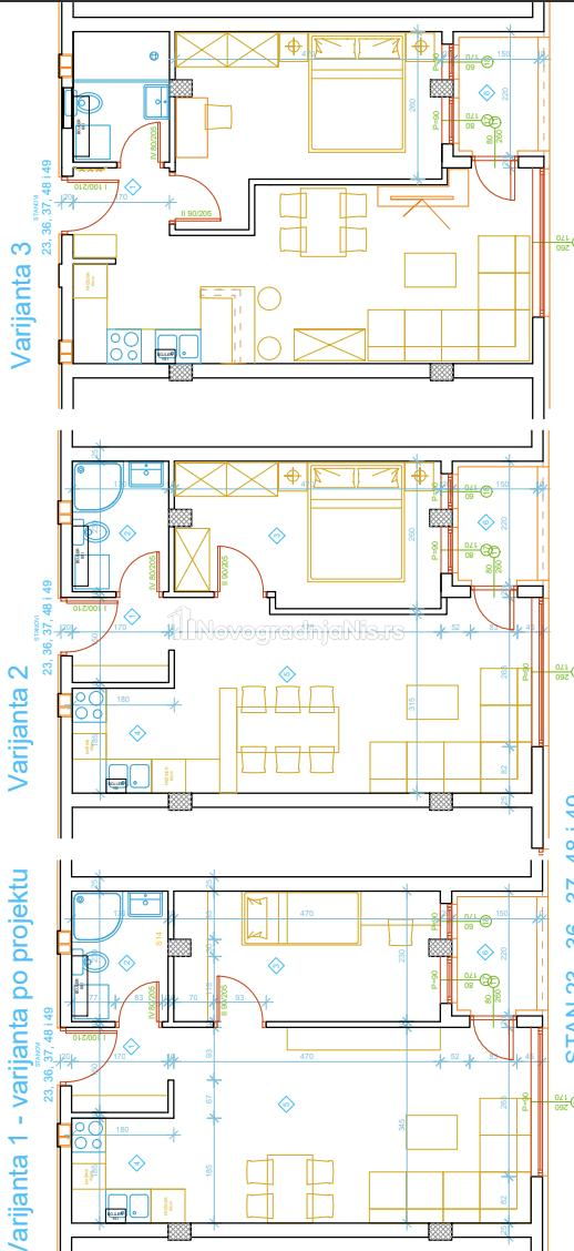 Mokranjčeva, Jednoiposoban stan na prodaju, 43m², 89.870€